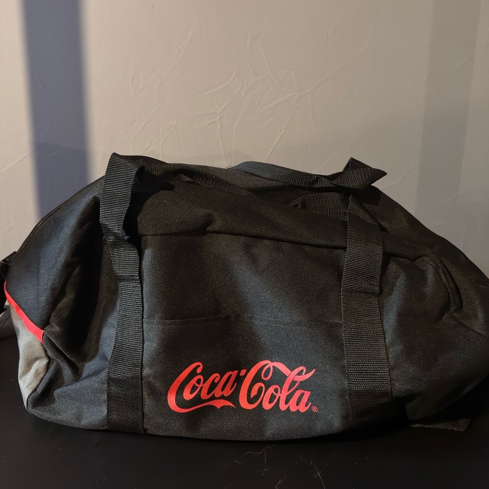 Coca Cola Red and Black Duffel Bag